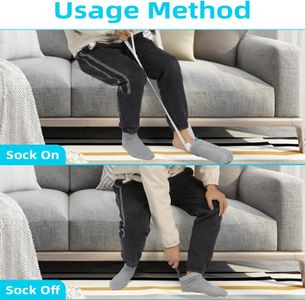 KkaFFe Sock Aid Tool for Elderly & Pregnant – Easy On/Off Stocking Slider