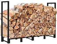 Koutemie 8Ft Outdoor Firewood Rack 