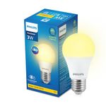 PHILIPS 3-watt LED Bulb | AceSaver LED Bulb | Base: E27 Light Bulb for Home | Warm White, Pack of 1