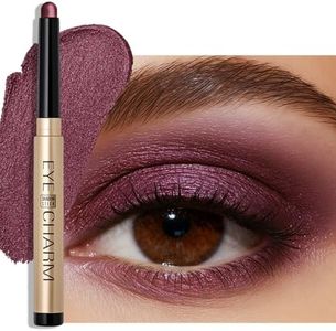 Erinde Purple Cream Eyeshadow Stick, Waterproof Nude Matte Eye Shadow Sticks, Cream Eye Shadow Pencil Crayon, Buildable & Blendable Long-Lasting Eyeshadow for Mature Women, Vegan & Cruelty-Fre 06#