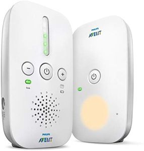 Philips Babyphone DECT SCD502 / 26 - Mit Akku oder Netzstrom - Reichweite 300m - Nachtlichtfunktion