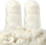 Wesnoy Cotton Filling White Cotton Stuffing for Stuffed Animals Soft Pillow Stuffing Natural Cotton Fiber Filling Batting, Stuffing for Stuffed Animals, Toys, Cloud Decorations, and More(2.2 lb)