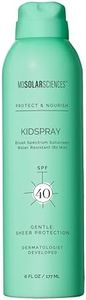 MDSolarSciences KidSpray SPF 40 – Quick Dry Water-Resistant Kids Sunscreen Spray - Broad Spectrum Face and Body UV Protection – Fragrance Free Vegan Sunscreen for Kids, 6 Fl Oz