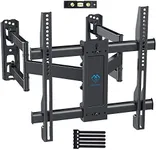 Corner TV Wall Mount Bracket Tilts, Swivels, Extends - Full Motion Articulating TV Mount for 26-55 Inch LED, LCD, Plasma Flat Screen TVs - Holds up to 99 Lbs, VESA 400x400 - Heavy Duty TV Bracket