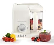 BEABA Babycook 4 in 1 Steam Cooker & Blender and Dishwasher Safe, 4.5 Cups, White