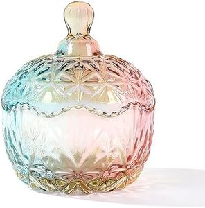 Magic Season Decorative Glass Jar (260 ml Multi-Colored / 1 Pcs)