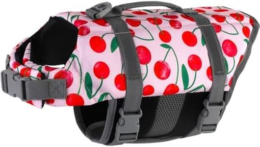 Doglay Dog Life Jacket, Dog Life Vest for Swimming Boating, Adjustable Puppy Life Jacket with Reflective Stripes, Superior Buoyancy Pet Swimming Vest for Small Medium and Large Dogs