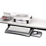 Fellowes UnderDesk Keyboard Manager - Keyboard drawer with mouse tray - platinum