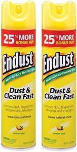 Endust Multi-Surface Dusting and Cleaning Spray, Lemon Zest, 12.5 Ounce (Pack of 2)