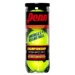 Penn Championship Tennis Balls - Extra Duty Felt Pressurized Tennis Balls - 4 Cans, 12 Balls