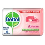 Dettol Skincare Soap, 125g (Pack of 4)