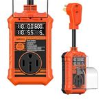 AMEHO RV Surge Protector 50 Amp, 19000J with Smart Auto Shutoff – IP67 Waterproof – LED Large Screen Real-Time Circuit Analyzer for Camper & Travel Trailer
