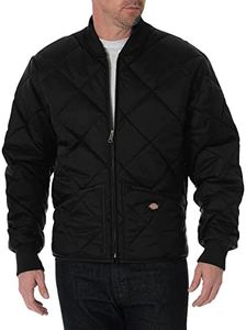 Dickies Men's Diamond Quilted Jacket, Black, Large