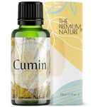 The Premium Nature Cumin Essential Oil for Skin | 100% Natural | Perfect for Hair, Diffusers, Aromatherapy, Massage, Candle Making & DIY - Soothing Earthy Scent, 30 mL