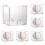 Tebery 6 Pack Acrylic Cube Baseball