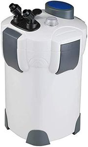 Polar Aurora Free Media 4-Stage External Canister Filter with 9-watt Light, 525 GPH with Free Media