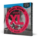 D'Addario Guitar Strings - XL Nickel Electric Guitar Strings - EXL157 - Perfect Intonation, Consistent Feel, Reliable Durability - For 6 String Guitars - 14-68 Medium Baritone