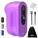 Pionix Fabric Shaver, Sweater Shavers to Remove Pilling, High-Perf Defuzzer, Rechargeable Electric Lint Shaver for Fuzz and Lint Balls from Clothing, Upholstery 2000mah Battery (Hot Purple)