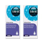 Blink Intensive Soothing Eye Drops - Instant and Long-Lasting Lubricating Eye Drops for Tired Eyes with Hyaluronic Acid, Suitable for Contact Lens Wearers, Refreshing, 10 ml