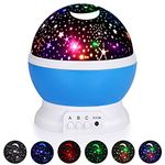 DELICATE Plastic Star Master Projector with USB Wire Colorful Romantic LED Star Master Sky Night Projector Bed Light Lamp (Pack of 1)