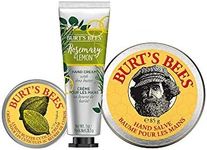 Burt's Bees Moisturising Hand Bundle. Includes a trio, Lemon Butter Cuticle Cream Hand Salve Rosemary Mini Hand Cream
