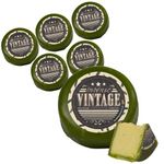 Vintage Cheddar Truckle 6 Pack. A Delicious Strong 3 Year Aged Cheddar Cheese, Perfect For When Your Looking For A Stronger Cheddar Cheese. The Chuckling Cheese Company.