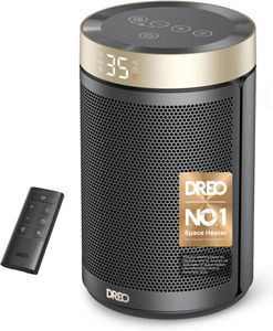 Dreo 1500W Electric Space Heater – Portable Gold Room Heater