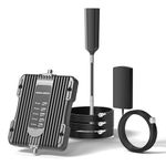 Cell Phone Booster for RV Truck Vehicle, Cell Phone Signal Booster Compatible with All Canadian Carriers Bell, Telus, Rogers & More, Boosts 5G/4G LTE/3G Signal for Band 4/12/17/13/5/2/25