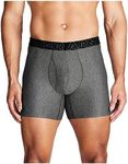 Under Armour Men's 1-Pack Performance Tech Boxerjock Brief, 6" Inseam, All-Day Comfort & Ultra-Soft, Castlerock Solid