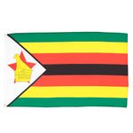 AZ FLAG - Zimbabwe Flag - 2x3 Ft - 100D Polyester Zimbabwean Banner With Two Metal Grommets - Fade Resistant - Vivid Colors - 2' x 3' Feet