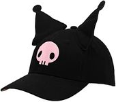 My Melody Kuromi Inspired Black Traditional Adjustable Cosplay Hat