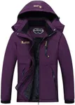 MOERDENG Women's Waterproof Ski Jac