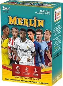 2022-2023 Topps Merlin Chrome UEFA Champions Soccer Card Blaster Box - 32 Cards per Multicolor