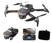 BARGAIN HUB Drone with 4k Camera GPS Foldable, BrUsHlEsS Motor, sMaRt Gestures Selfie, Altitude Hold, oNe Key tAkE Off/Landing, 3D Series Flips, Headless Mode for Kids and Adults