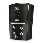 KENT Grand RO Water Purifier | Advanced RO Tech for Sabse Shudh Paani | RO+UF+TDS Control + UV LED Tank | 8L | 20LPH Flow | Ideal for Borewell/Tanker/Municipal Water | Largest Service Network | Black