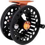 Maxcatch ECO Large Arbor Fly Fishing Reel (3/4wt 5/6wt 7/8wt) and Pre-Loaded Fly Reel with Line Combo (Fly Reel Black (Without Line), 7/8 Weight)