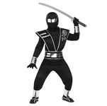 Fun World Costumes Polyester Silver Mirror Ninja Kids Costume