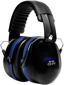 ACE Protectores auditivos Mute Capsule - Orejeras para el trabajo y los deportes de tiro - EN 352-1 - Azul