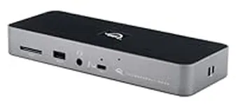 OWC 11-Port Thunderbolt Dock, 96W Charging, 8K Display or Two 5K displays, 3 x Thunderbolt, 4 USB, GbE, Audio, SD, Compatbile M1/M2 Macs, PCs, and USB-C Devices