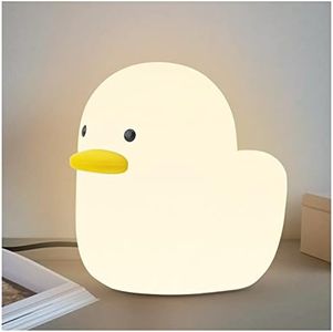 Benson The Duck Light Tubbo Silicone Night Light Nursery Duck Lamp for Baby Adult Kids Room Light Up… (Warm White)