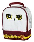 Harry Potter Hedwig the Owl Gryffindor House Dual Compartment Insulated Lunch Box Tote Bag