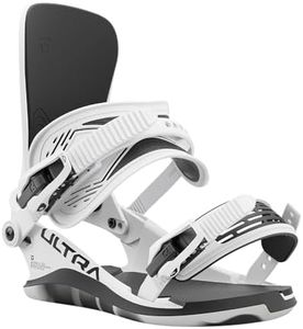 Union Ultra Men's Snowboard Bindings, White, Medium