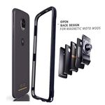 Dngn Moto Z2 Play Case,Bumper Compatible With Moto Mods Aluminum Alloy Metal Frame Bumper Shockproof for Motorola Moto Z2 Play (Moto z2 Play Bumper)