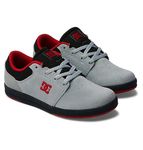 DC Shoes Crisis 2 Boys Sneaker, Grey Red, 11 UK Child