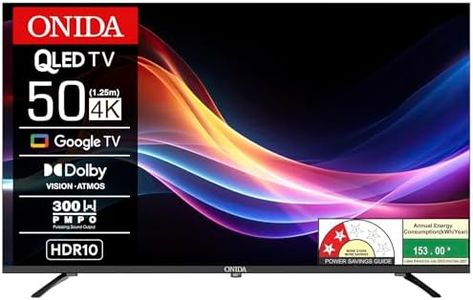 ONIDA 126 cm (50 inches) Nexg Series 4K QLED Smart Google TV QZ50UI