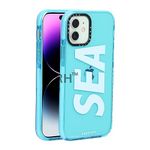 PHONE RING HOLDER Designed for iPhone 11 Cover | Sea Case Camera and Drop Protection Thin Protective Clear Back Cover Case for iPhone 11 (TPU + Polycarbonate iPhone 11, Blue)