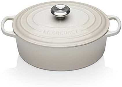 Le Creuset Enameled Cast Iron Signature Oval Casserole 27cm, 4.1 l, Meringue