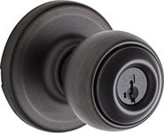 Kwikset 94002-843 Polo Keyed Entry Knob with Smartkey Security In Venetian Bronze