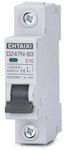 Chtaixi AC Miniature Circuit Breaker, 10 Amp 120V/240V 1 Pole DIN Rail Mount Circuit Breaker, Solar AC Disconnect Switch, Thermal Magnetic Trip MCB C10