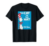 Dr. Seuss The Cat in the Hat Book Cover T-shirt T-Shirt